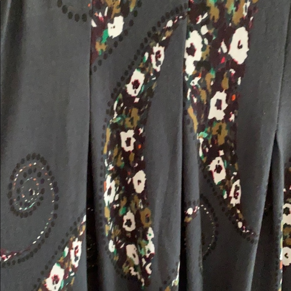 REBORN Watercolor Floral Sleeveless Maxi Dress SZ S - Picture 3 of 4